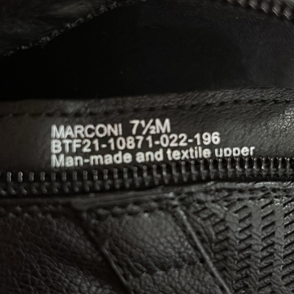 Baretraps Marconi Black Short Boots with side zip, size 7.5 - Picture 7 of 7